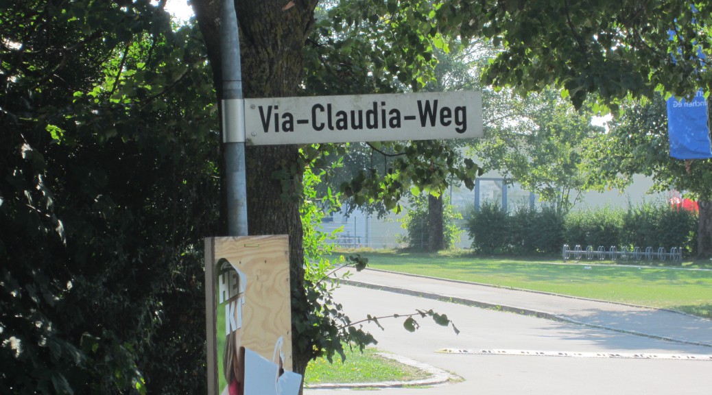 Ein kleiner Wegweiser zur Via Claudia Augusta
